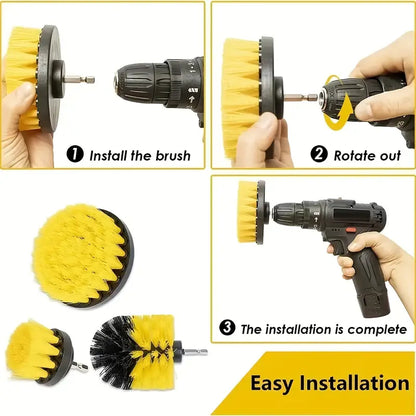 Сradle of comfort™ Auto Detailing Drill Brush Set